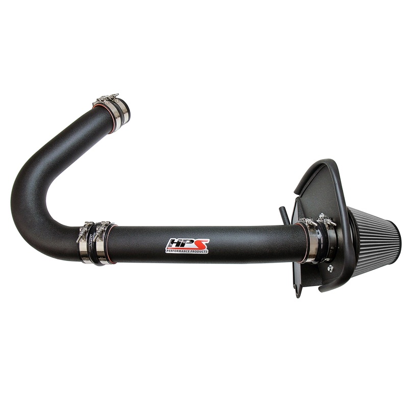 HPS Performance Shortram Air Intake Kit (Black) - Dodge Challenger 3.6L V6 (2011-2018) Includes Heat Shield