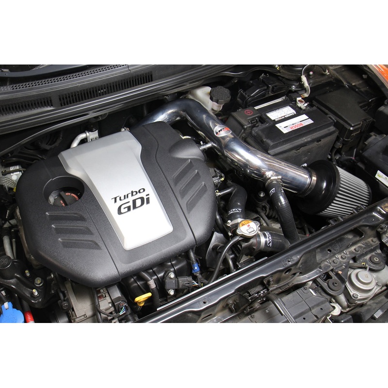 HPS Performance Shortram Air Intake Kit (Black) - Hyundai Veloster 1.6L Turbo (2013-2017)