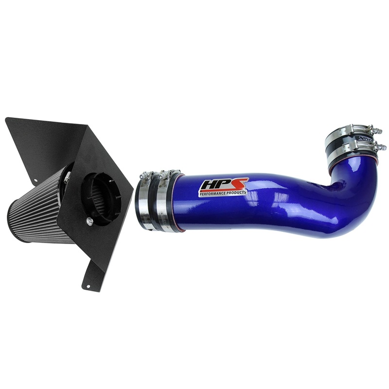 HPS Performance Shortram Air Intake Kit (Blue) - Chevy Tahoe 4.8L 5.3L V8 (2007-2008) Includes Heat Shield