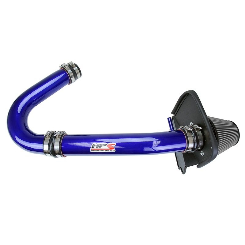 HPS Performance Shortram Air Intake Kit (Blue) - Dodge Challenger 3.6L V6 (2011-2018) Includes Heat Shield
