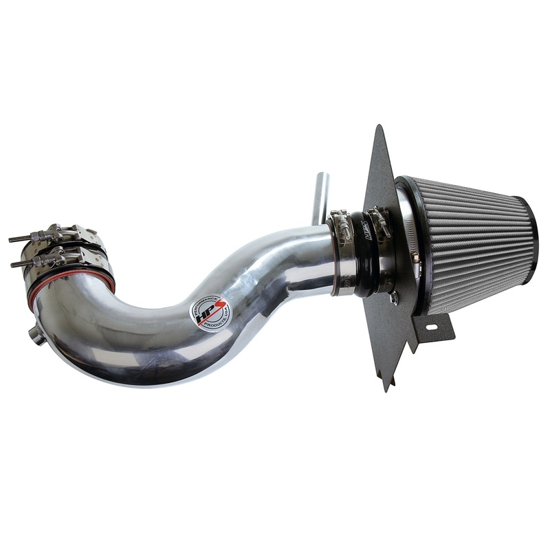 HPS Performance Shortram Air Intake Kit (Polish) - Dodge Challenger 5.7L V8 (2009-2010) Includes Heat Shield