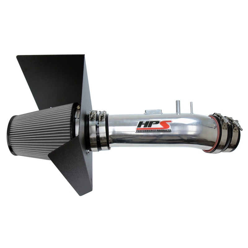 HPS Performance Shortram Air Intake Kit (Polish) - Toyota Tundra 5.7L V8 (2012-2019) Includes Heat Shield