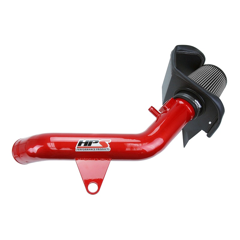 HPS Performance Shortram Air Intake Kit (Red) - BMW M135i M135ix F20 F21 3.0L Turbo N55 (2012-2016) Includes Heat Shield