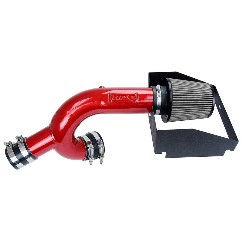 HPS Performance Shortram Air Intake Kit (Red) - Ford F150 3.5L Eco boost Turbo (2015-2016) Includes Heat Shield