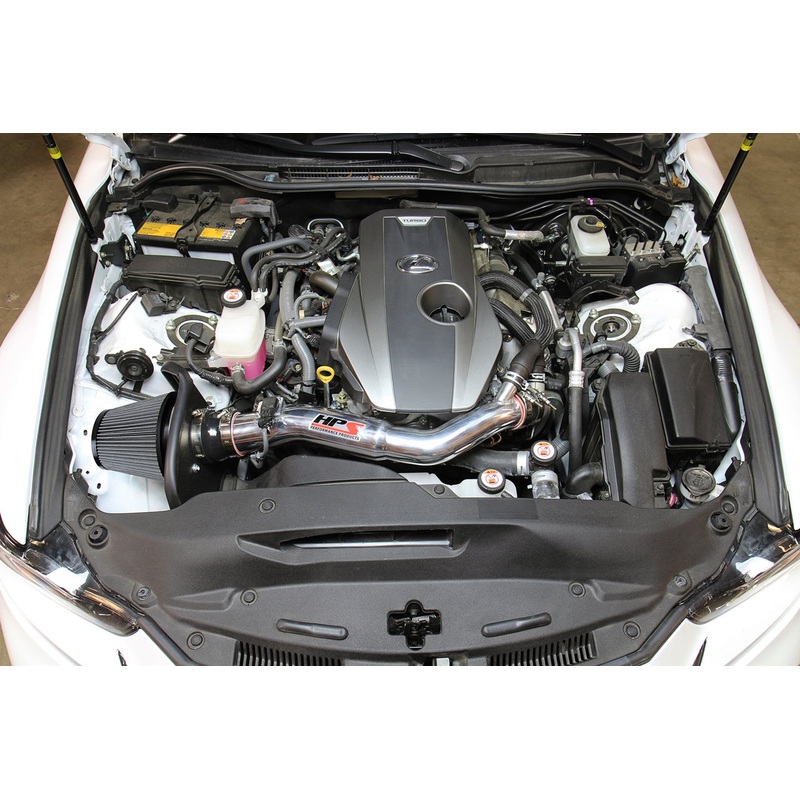 HPS Performance Shortram Air Intake Kit (Red) - Lexus GS300 2.0L Turbo (2018-2019) Includes Heat Shield