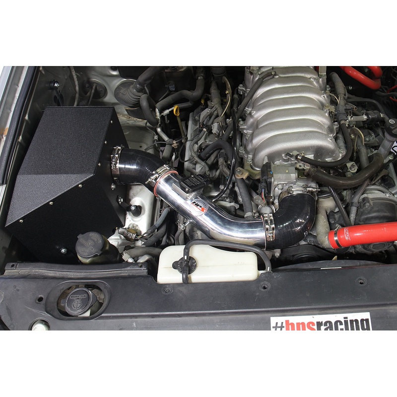 HPS Performance Shortram Air Intake Kit (Red) - Lexus GX470 4.7L V8 (2003-2004) Includes Heat Shield