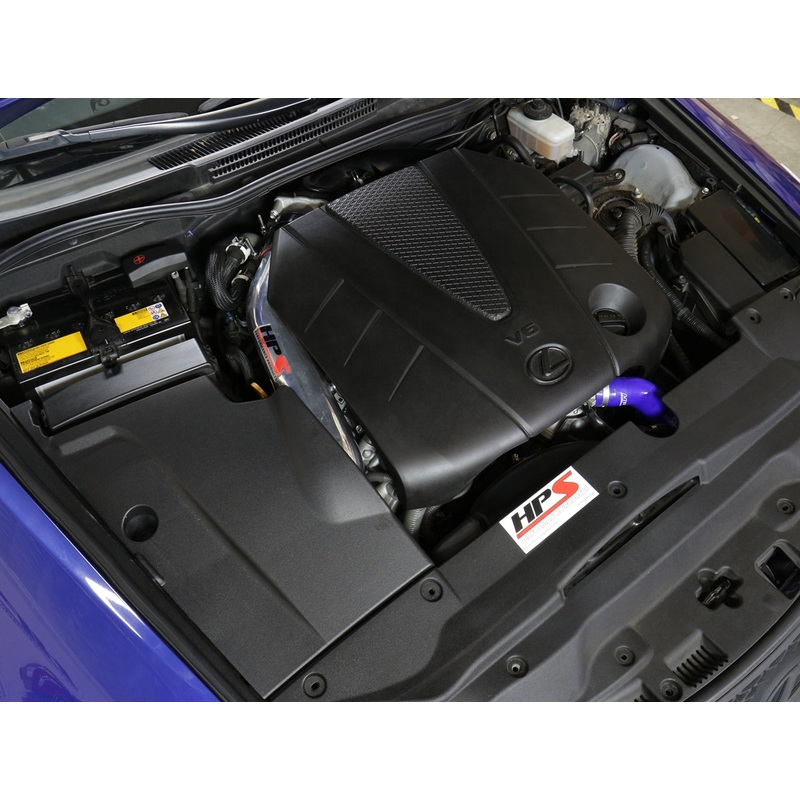 HPS Performance Shortram Air Intake Kit (Red) - Lexus IS250 2.5L V6 (2014-2015) Includes Heat Shield