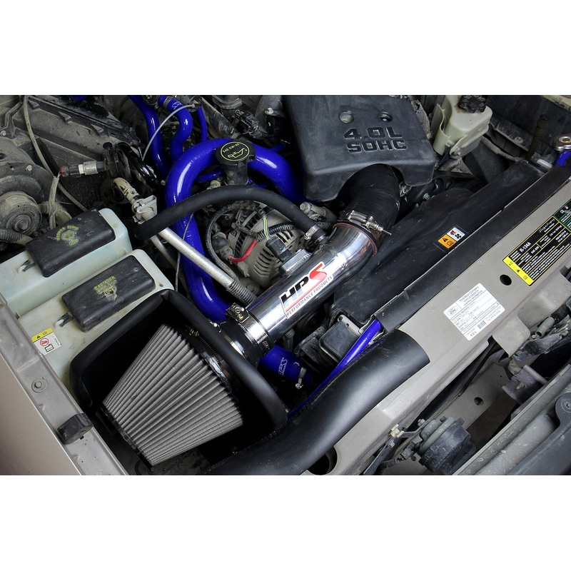 HPS Performance Shortram Air Intake Kit (Red) - Mazda B4000 4.0L  V6 (2004-2009) Includes Heat Shield