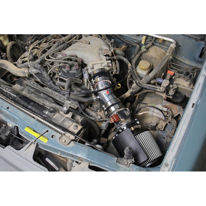 HPS Performance Shortram Air Intake Kit (Red) - Nissan Xterra 3.3L V6 Non Supercharged (2000-2004) Includes Heat Shield