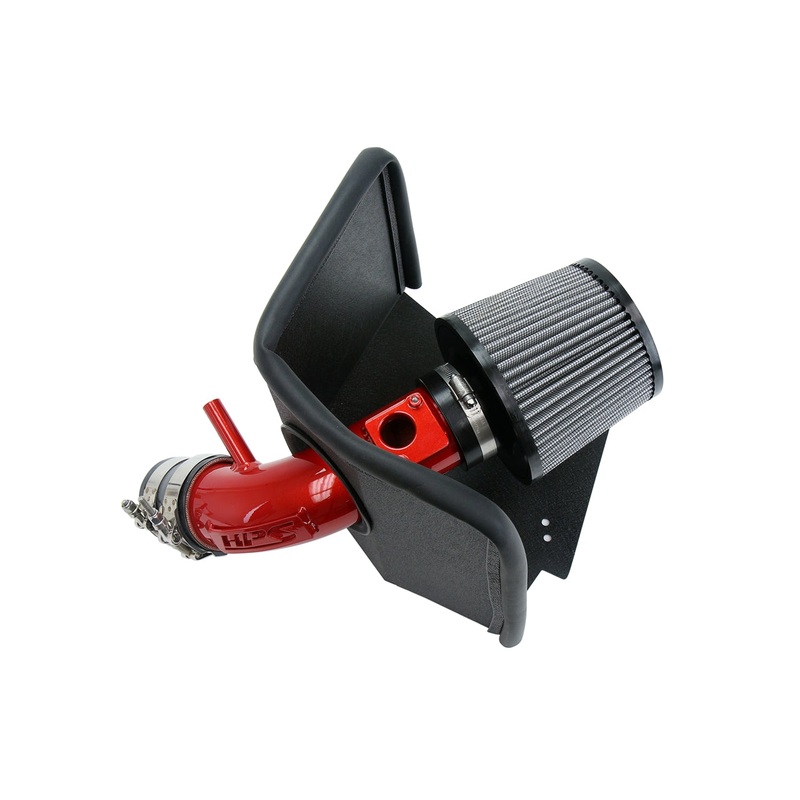 HPS Performance Shortram Air Intake Kit (Red) - Scion iM 1.8L (2016) Includes Heat Shield