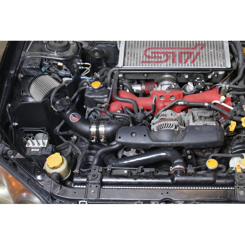 HPS Performance Shortram Air Intake Kit (Red) - Subaru WRX 2.0L Turbo (2002-2005) Includes Heat Shield
