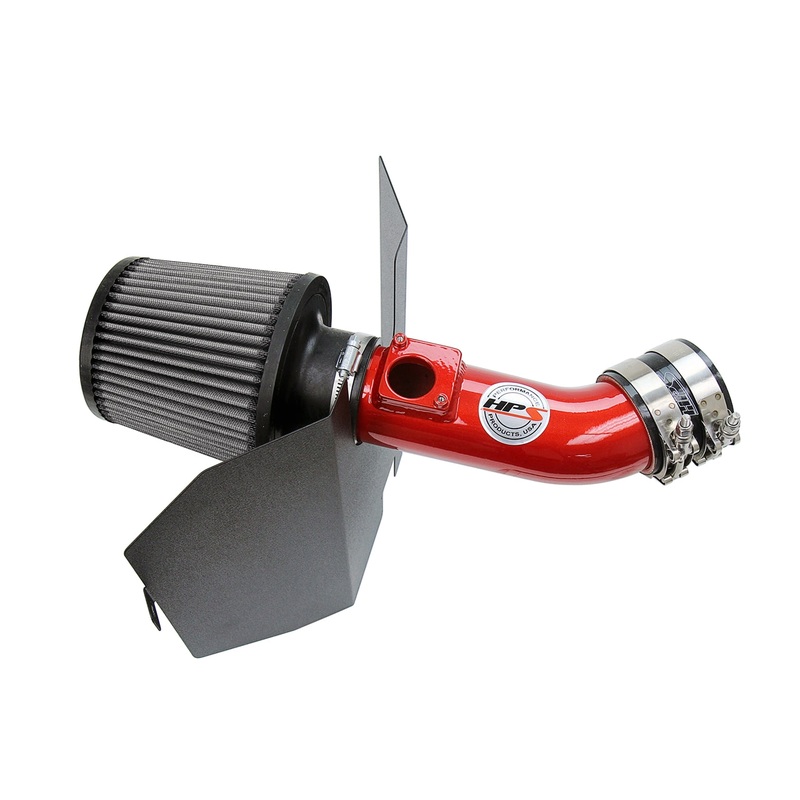 HPS Performance Shortram Air Intake Kit (Red) - Subaru WRX 2.5L Turbo (2006-2007) Includes Heat Shield