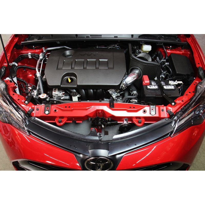 HPS Performance Shortram Air Intake Kit (Red) - Toyota Corolla iM 1.8L (2017-2018) Includes Heat Shield