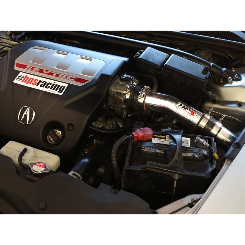 HPS Performance Cold Air Intake Kit (Black) - Acura TL Type-S 3.5L V6 (2007-2008) Converts to Shortram