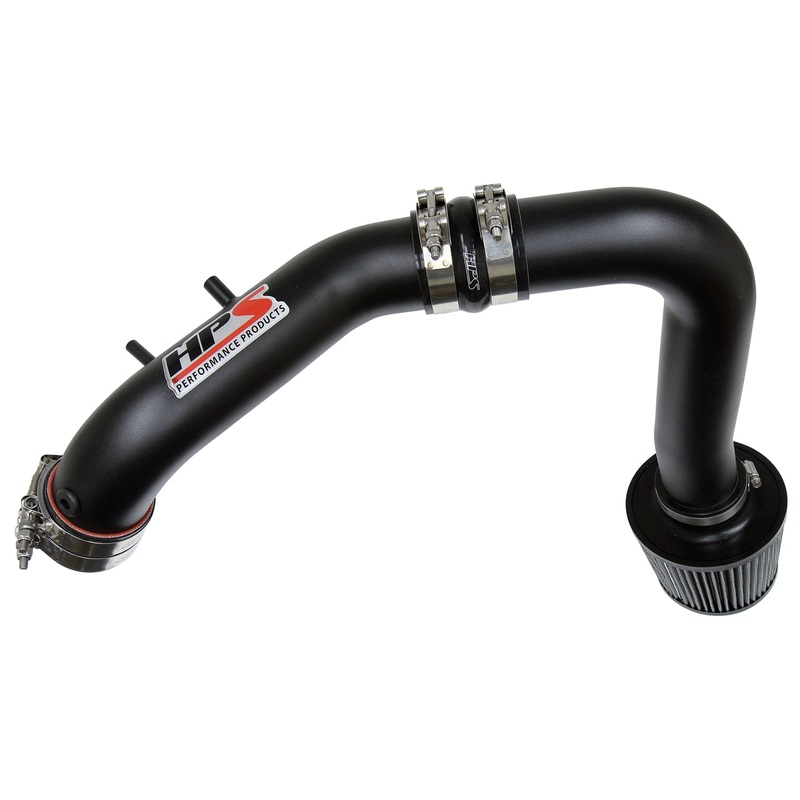 HPS Performance Cold Air Intake Kit (Black) - Acura TSX 2.4L (2004-2008) Converts to Shortram
