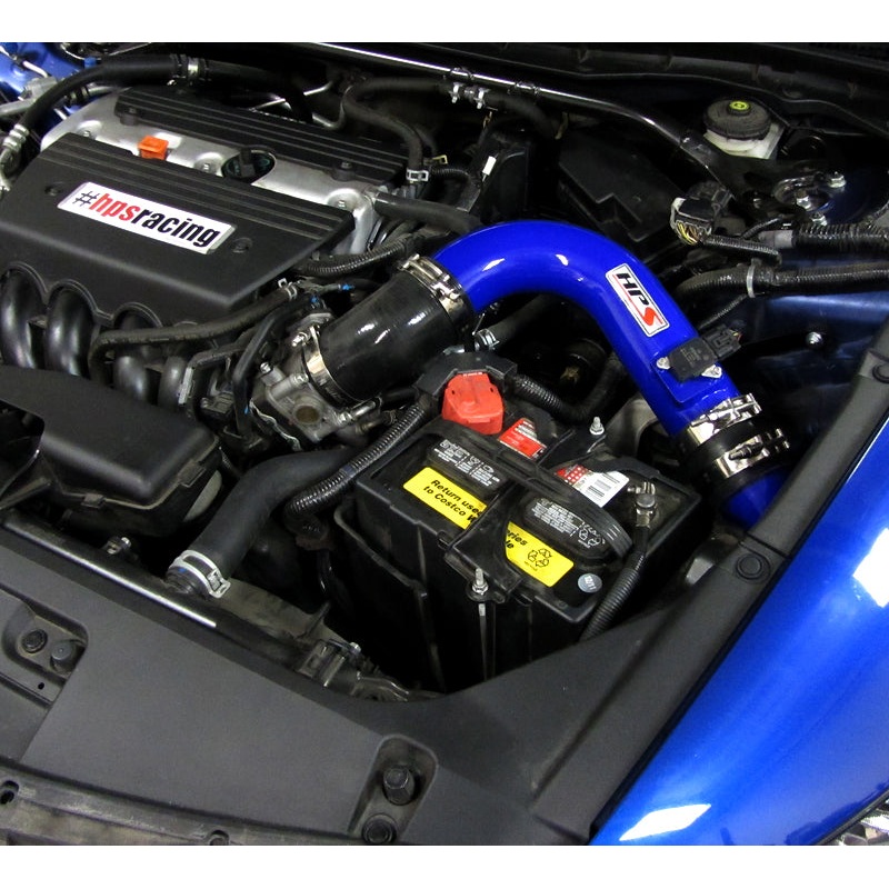 HPS Performance Cold Air Intake Kit (Black) - Honda Accord 2.4L (2008-2012) Converts to Shortram