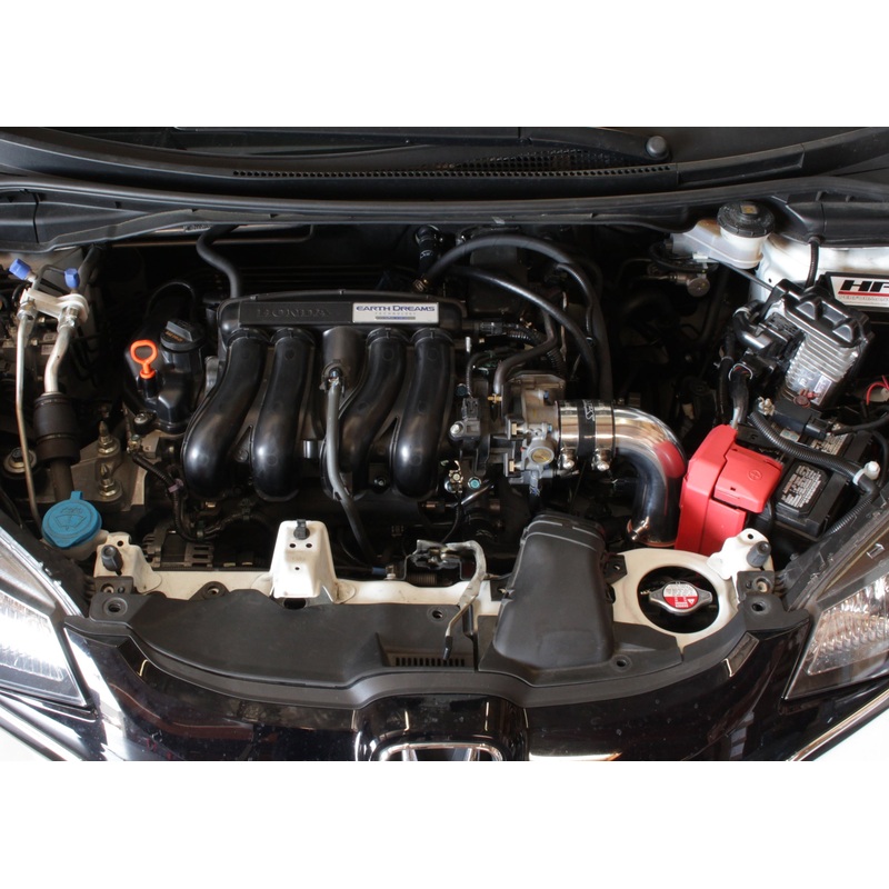 HPS Performance Cold Air Intake Kit (Black) - Honda Fit 1.5L Manual Trans. (2015-2018) Converts to Shortram