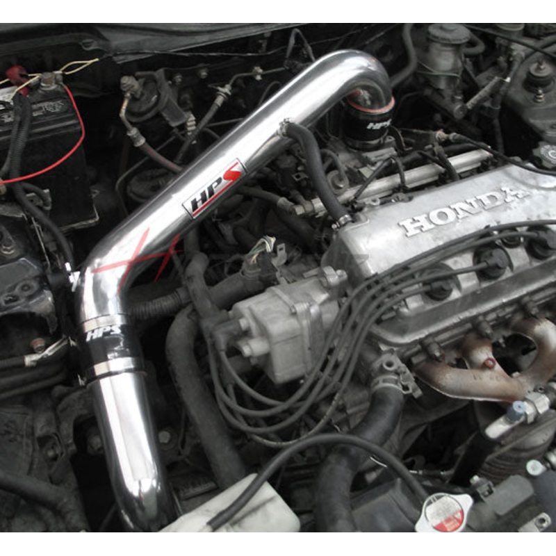 HPS Performance Cold Air Intake Kit (Blue) - Honda Civic CX DX LX (1996-2000) Converts to Shortram