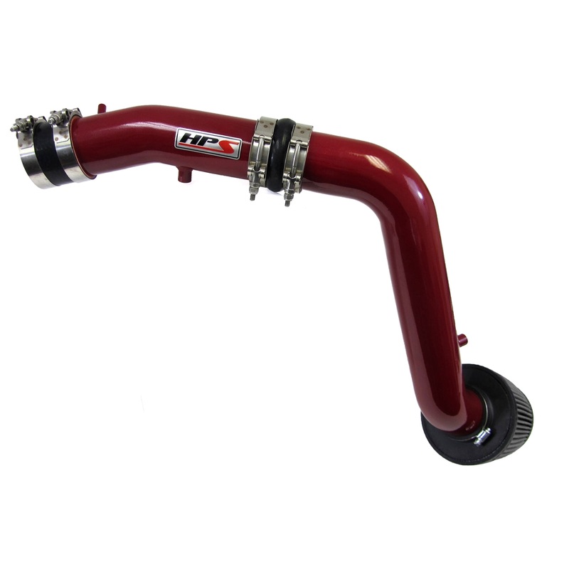 HPS Performance Cold Air Intake Kit (Red) - Acura TL 3.2L V6 (2004-2008) Converts to Shortram