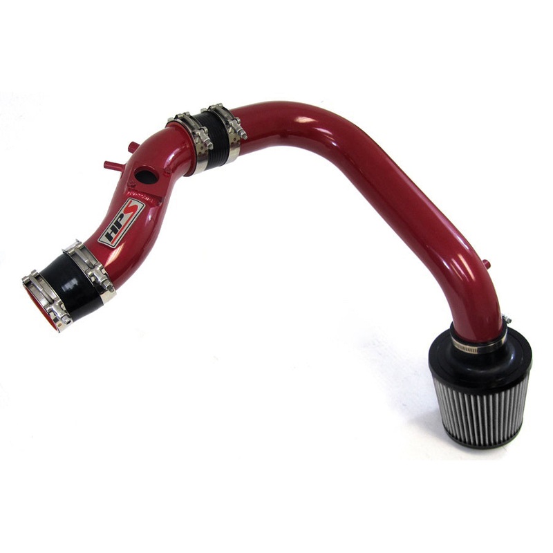 HPS Performance Cold Air Intake Kit (Red) - Pontiac Vibe 1.8L (2003-2004) Converts to Shortram