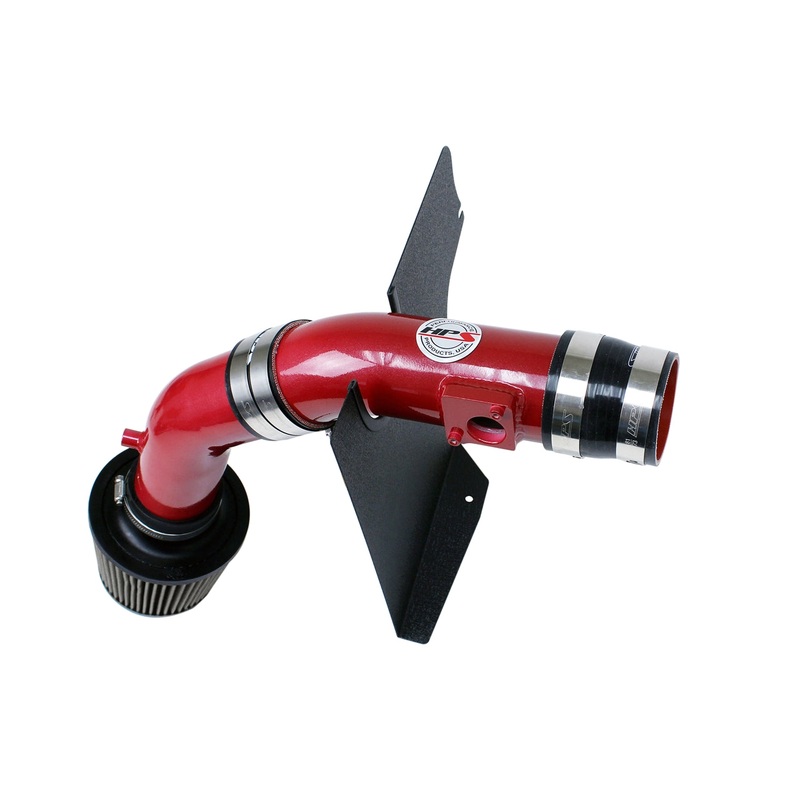 HPS Performance Cold Air Intake Kit (Red) - Subaru WRX STI 2.5L Turbo (2008-2014) Converts to Shortram