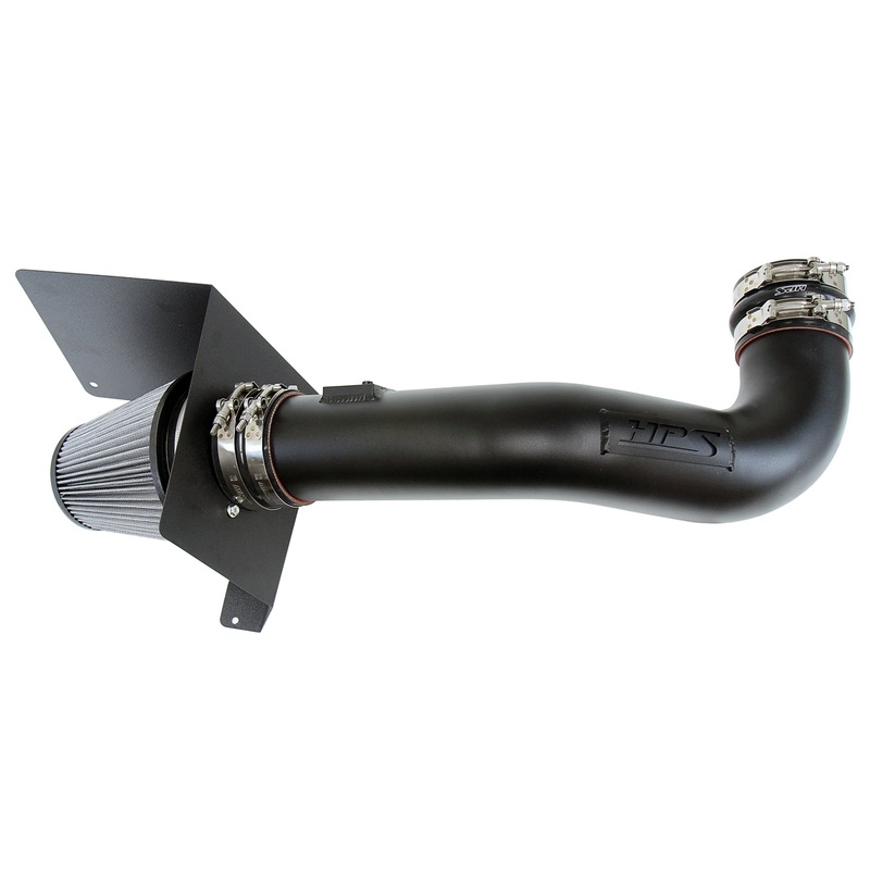 HPS Performance Shortram Air Intake Kit (Black) - Chevy Avalanche 5.3L 6.0L V8 (2009-2013) Includes Heat Shield