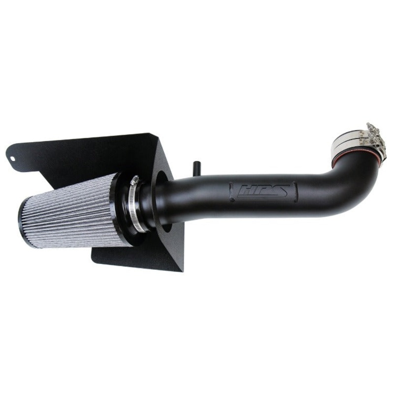 HPS Performance Shortram Air Intake Kit (Black) - Jeep Wrangler 3.6L V6 (2012-2018) Includes Heat Shield