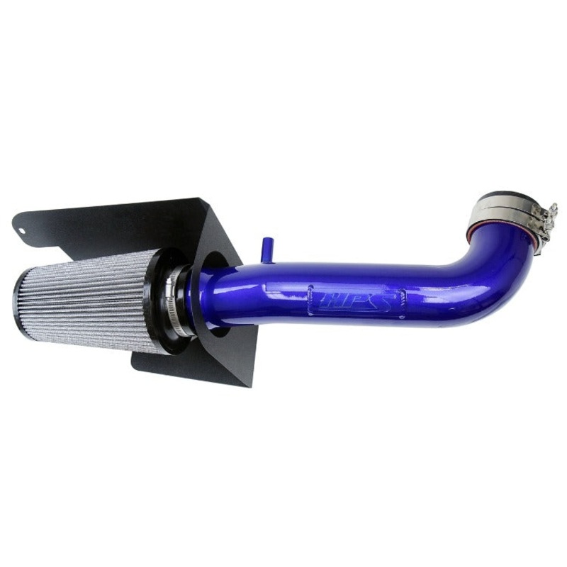 HPS Performance Shortram Air Intake Kit (Blue) - Jeep Wrangler 3.6L V6 (2012-2018) Includes Heat Shield