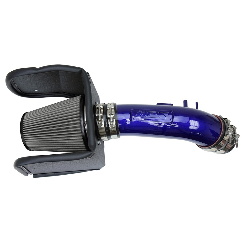 HPS Performance Shortram Air Intake Kit (Blue) - Toyota Land Cruiser 5.7L V8 (2008-2018) Includes Heat Shield