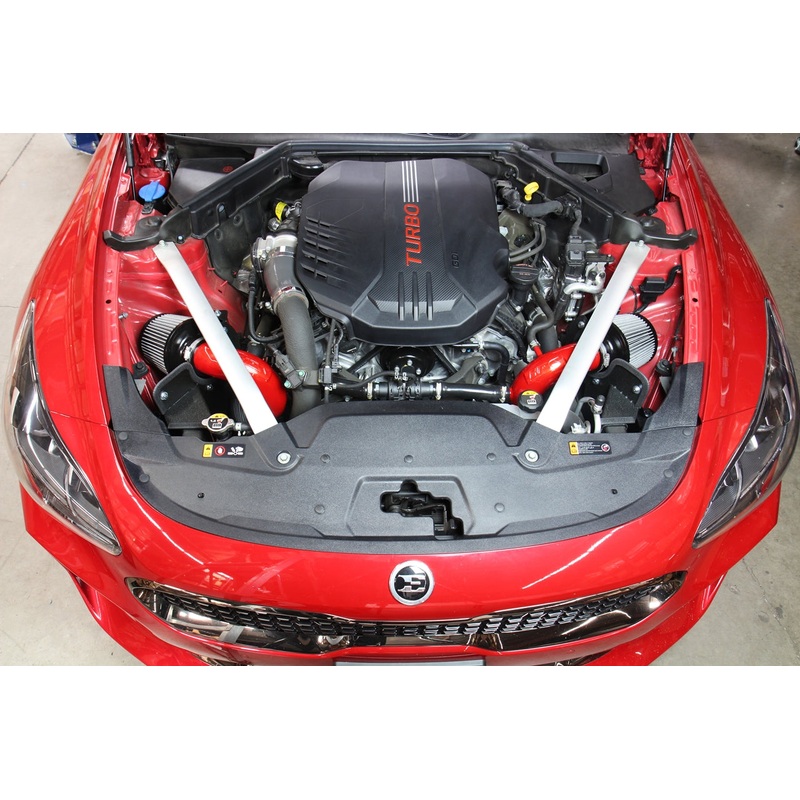 HPS Performance Shortram Air Intake Kit (Polish) - Kia Stinger 3.3L V6 Twin Turbo (2018-2020) Includes Heat Shield