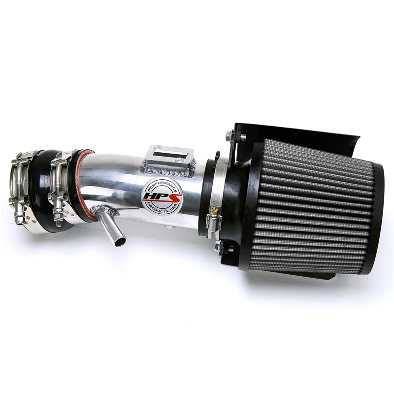 HPS Performance Shortram Air Intake Kit (Polish) - Nissan Murano 3.5L V6 (2015-2018) Includes Heat Shield