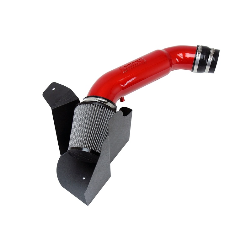 HPS Performance Shortram Air Intake Kit (Red) - Audi A6 Quattro 3.0L Supercharged (2012-2015) Includes Heat Shield