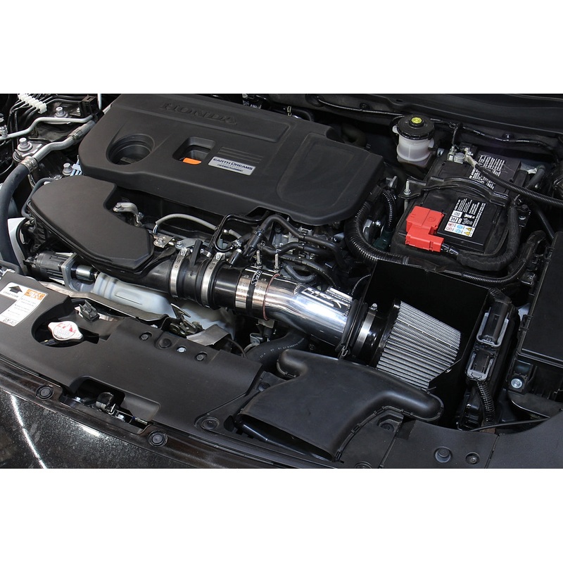 HPS Performance Shortram Air Intake Kit (Red) - Honda Accord 2.0L Turbo (2018-2020) Includes Heat Shield