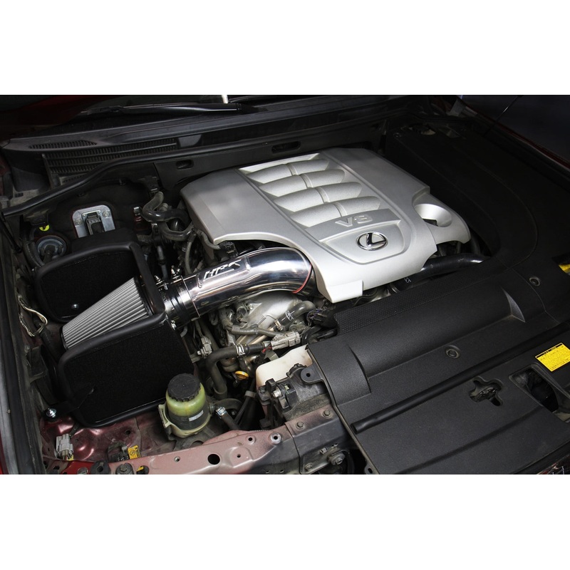 HPS Performance Shortram Air Intake Kit (Red) - Lexus LX570 5.7L V8 (2008-2018) Includes Heat Shield
