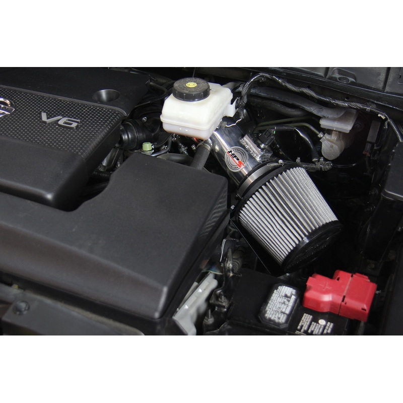 HPS Performance Shortram Air Intake Kit (Red) - Nissan Pathfinder 3.5L V6 (2013-2016) Includes Heat Shield