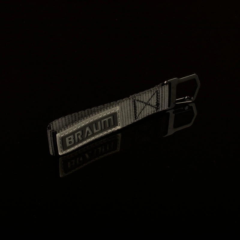 BRAUM Racing Race Keychain - Black