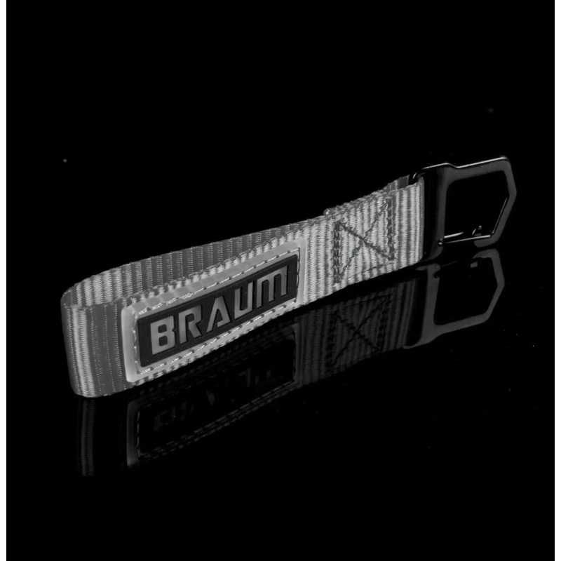 BRAUM Racing Race Keychain - Grey