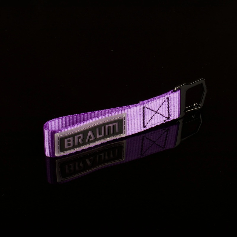 BRAUM Racing Race Keychain - Purple