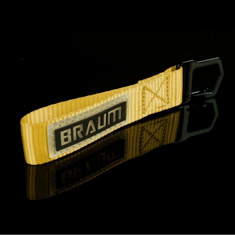 BRAUM Racing Race Keychain - Yellow