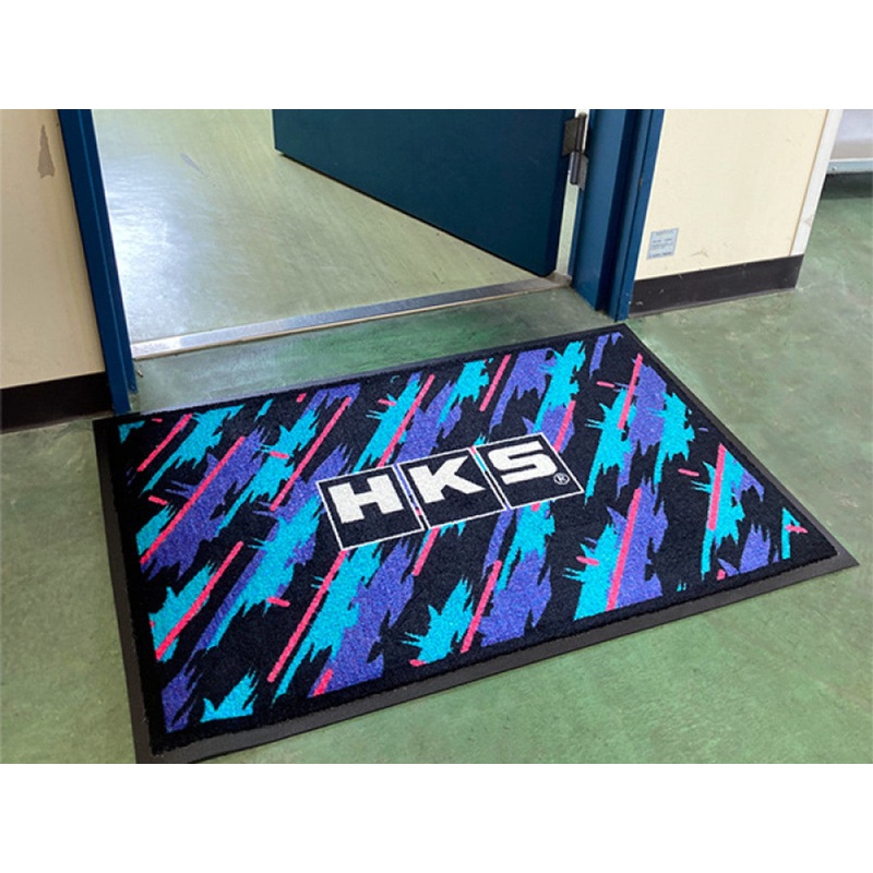 HKS Performance Floor / Door Mat- Circuit Oil Splash