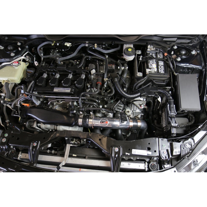 HPS Performance Cold Air Intake Kit (Black) - Honda Civic Non Si 1.5T Turbo (2016-2020) Converts to Shortram