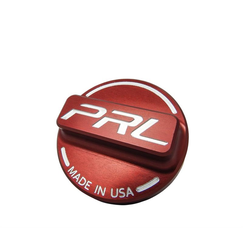PRL Motorsports Billet Aluminum Oil Cap - Anodized Red - Universal Honda