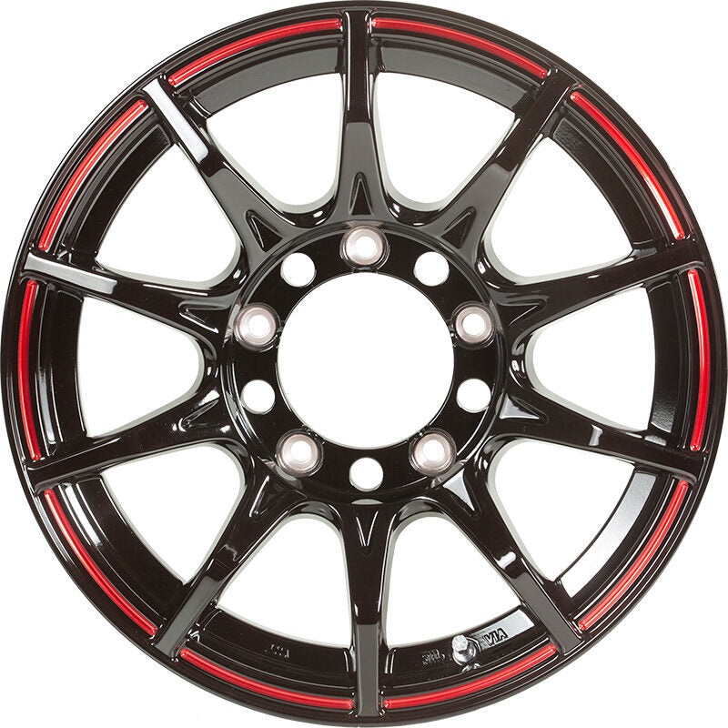 5ZIGEN BLACK-MAN GI 16X5.5 +-0 5-139.7 G.BLACK-RED LINE BMG6550053BD