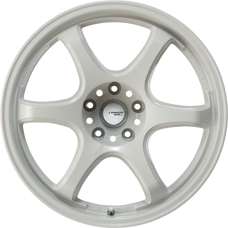 5ZIGEN CANNON BALL 18X10.5 +15 5-114.3 WHITE CAB81051554WH