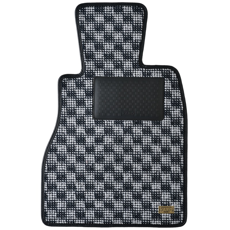 KARO FLAXY BRILLIANT GRAY FLOOR MATS FOR MCC SMART SMART COUPE MC01L MC01M FLAXY-1407-GRAY