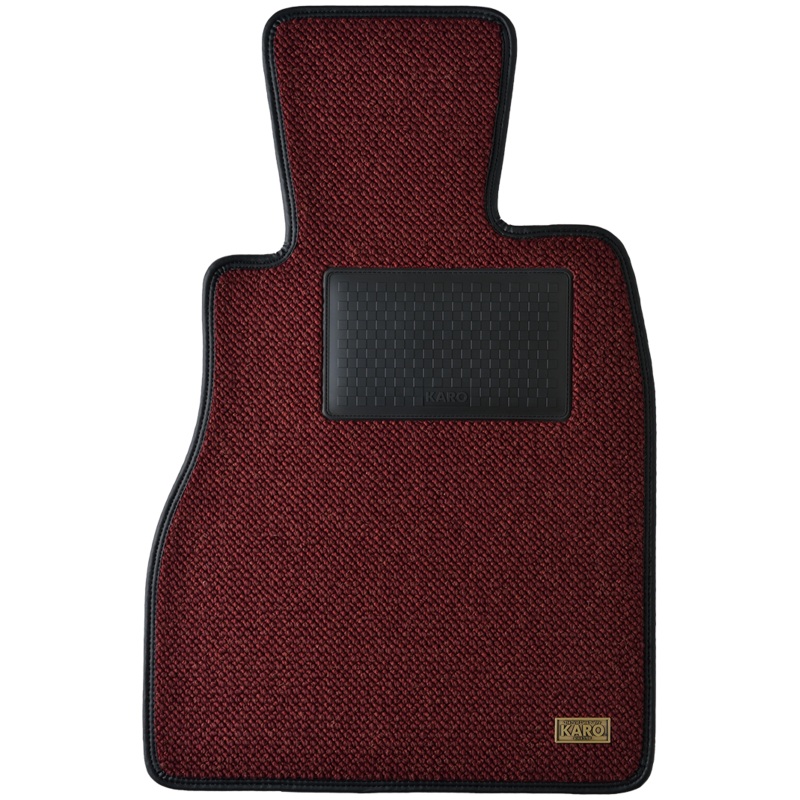 KARO KRONE TWEED BORDEAUX FLOOR MATS FOR MERCEDES BENZ SLK-CLASS R171 KRONE-2456-BORDEAUX