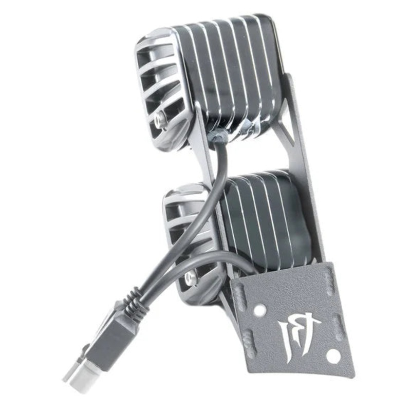 Rigid Industries 40335 Dual A-Pillar Light Mount Kit for 07-18 Jeep Wrangler JK with D Series Lights