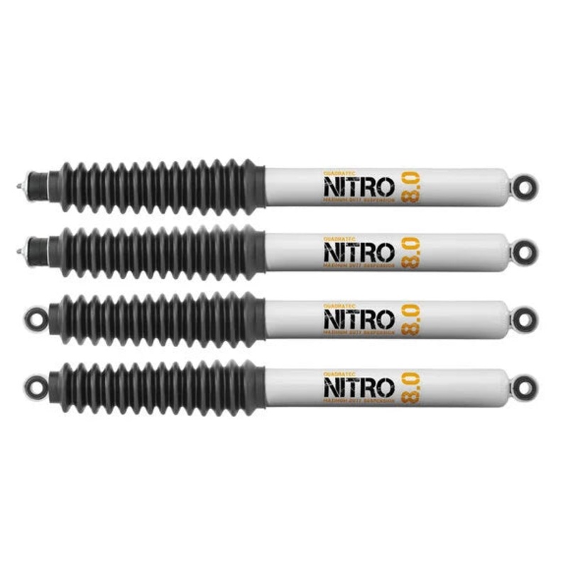 Quadratec Maximum Duty Nitro 8.0 Shock Kit for 18-24 Jeep Wrangler JL with 2.5" Lift