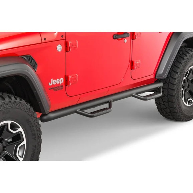 N-FAB 3" Tubular Nerf-Steps for 18-24 Jeep Wrangler JL Unlimited