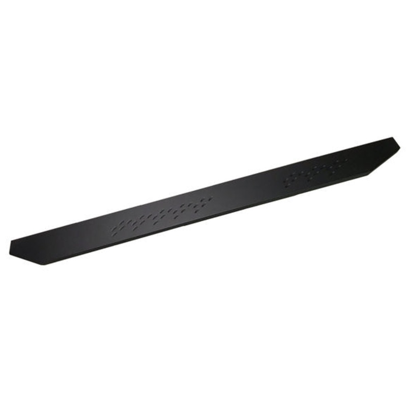 Owens Products 850011382 Venum Louvered Running Boards Mill Finish Black Aluminum for 18-24 Jeep Wrangler JL Unlimited
